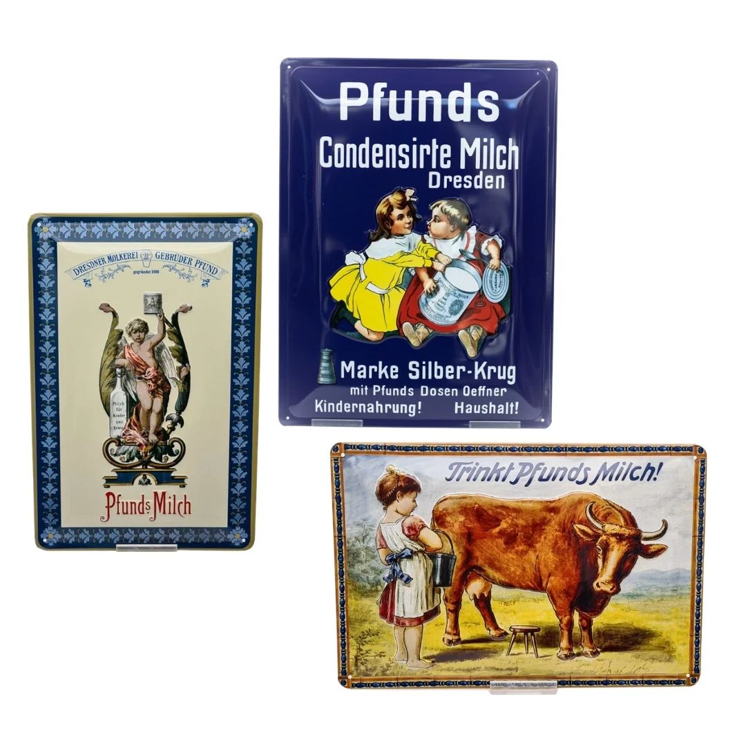 Pfunds Blechschilder